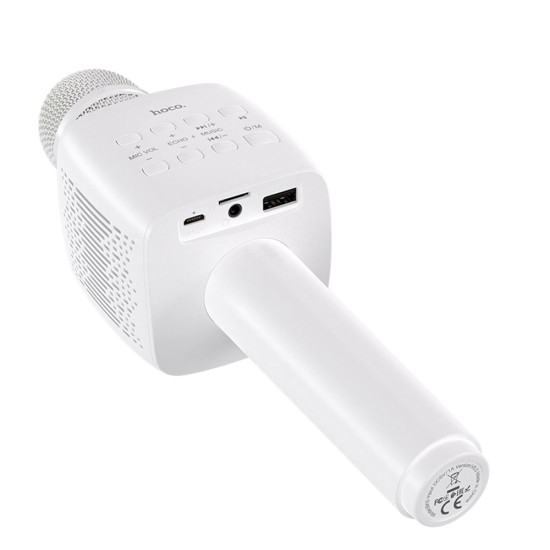 Microfon Fara Fir pentru Karaoke - Hoco (BK5) - White