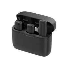 Microfon Lavaliera fara Fir, Mufa Type C (set 2) - Techsuit (LW4) - Black Microfon Lavaliera fara Fir, Mufa Type C (set 2) - Techsuit (LW4) - Black