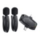 Microfon Lavariera fara Fir, TC, Lighting, 3.5mm, (set 2) Yesido (KR15) - Black