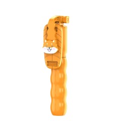 Mini Selfie Stick cu Telecomanda Detasabila, 70cm - Techsuit (KT01) - Orange Mini Selfie Stick cu Telecomanda Detasabila, 70cm - Techsuit (KT01) - Orange