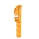 Mini Selfie Stick cu Telecomanda Detasabila, 70cm - Techsuit (KT01) - Orange Mini Selfie Stick cu Telecomanda Detasabila, 70cm - Techsuit (KT01) - Orange