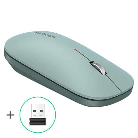 Mouse Fara Fir 1000-4000 DPI - Ugreen Slim Design (90374) - Green