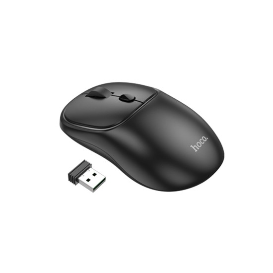 Mouse Fara Fir 2.4G, 1600 DPI - Hoco Royal (GM25) - Dark Night Black