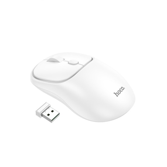 Mouse Fara Fir 2.4G, 1600 DPI - Hoco Royal (GM25) - Space White