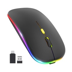 Mouse Fara Fir 2.4G, 1600 DPI - Techsuit (M1) - Black Mouse Fara Fir 2.4G, 1600 DPI - Techsuit (M1) - Black