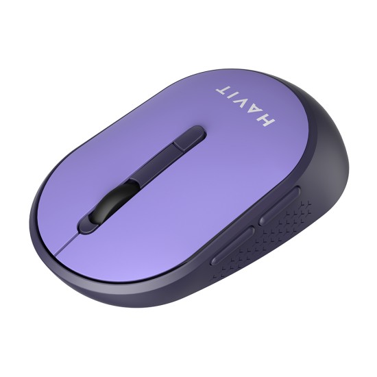 Mouse Fara Fir 2.4GHz, 1200/2400/3200 DPI - Havit (MS78GT) - Purple