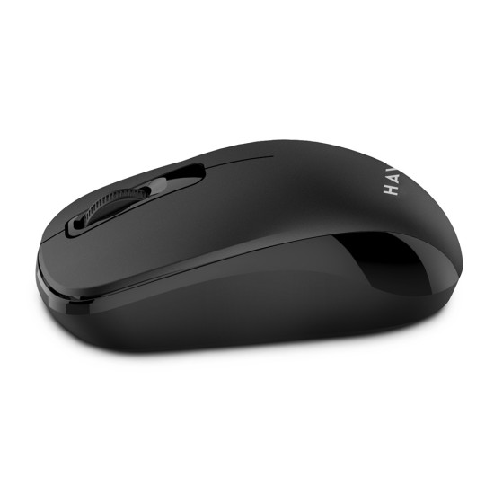 Mouse Fara Fir 2.4GHz, 1200 DPI, ABS, PC- Havit (MS626GT) - Black