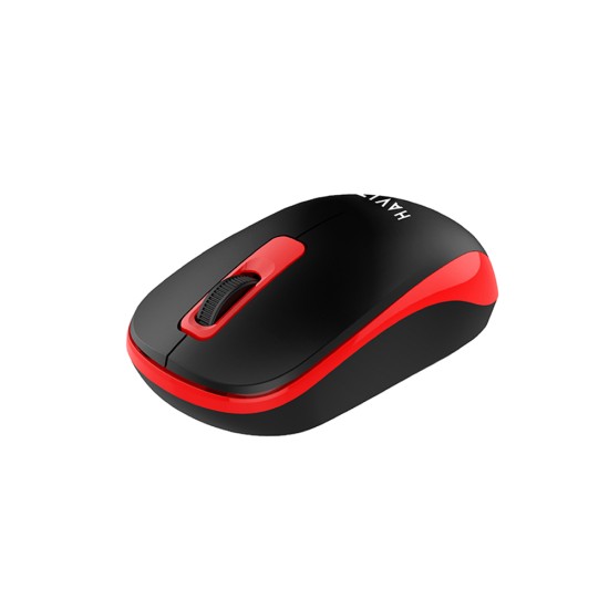 Mouse Fara Fir 2.4GHz, 1200 DPI - Havit (MS626GT) - Black / Red