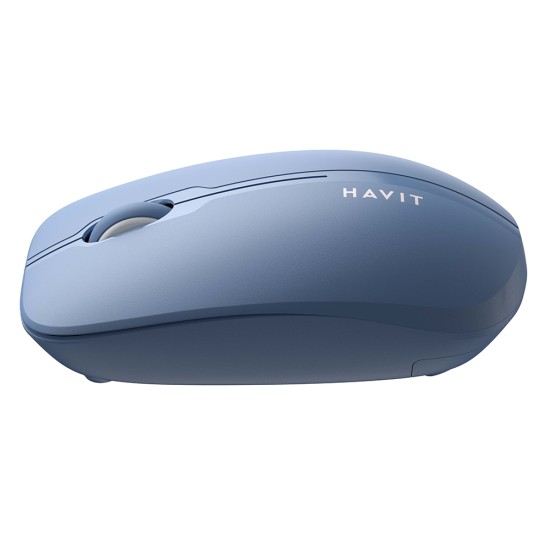 Mouse Fara Fir 2.4GHz, 1600 DPI, ABS, PC - Havit (MS53WB) - Blue