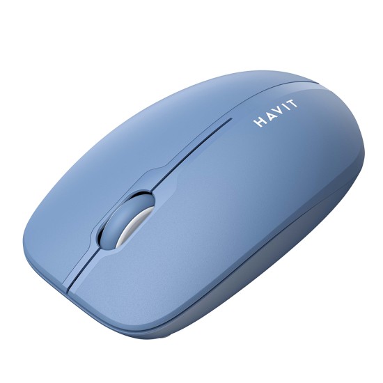 Mouse Fara Fir 2.4GHz, 1600 DPI, ABS, PC - Havit (MS53WB) - Blue