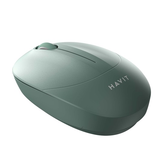 Mouse Fara Fir 2.4GHz, 1600 DPI, ABS, PC- Havit (MS54GT) - Green