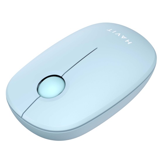 Mouse Fara Fir 2.4GHz, 1600 DPI, ABS, PC- Havit (MS57GT) - Light Blue