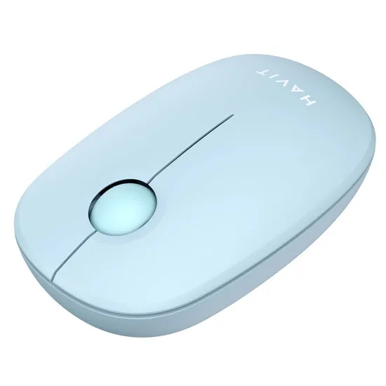 Mouse Fara Fir 2.4GHz, 1600 DPI, ABS, PC- Havit (MS57GT) - Light Blue Mouse Fara Fir 2.4GHz, 1600 DPI, ABS, PC- Havit (MS57GT) - Light Blue