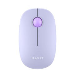 Mouse Fara Fir 2.4GHz, 1600 DPI, ABS, PC- Havit (MS57GT) - Purple Mouse Fara Fir 2.4GHz, 1600 DPI, ABS, PC- Havit (MS57GT) - Purple