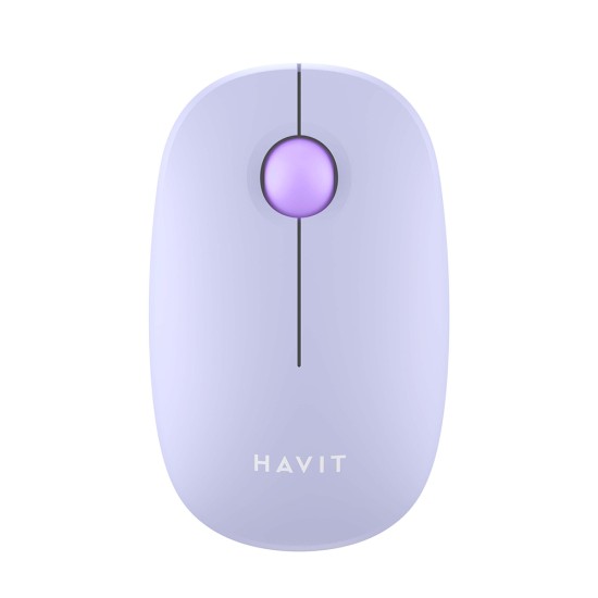 Mouse Fara Fir 2.4GHz, 1600 DPI, ABS, PC- Havit (MS57GT) - Purple