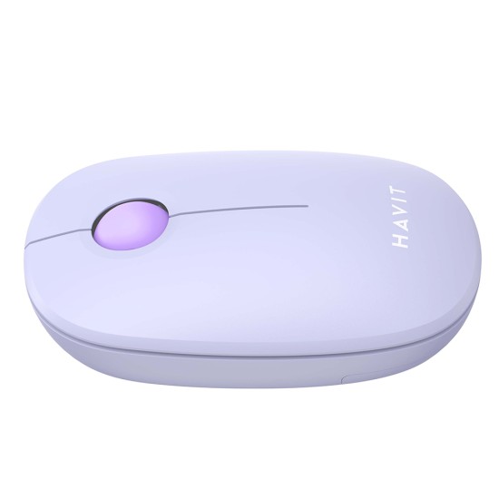 Mouse Fara Fir 2.4GHz, 1600 DPI, ABS, PC- Havit (MS57GT) - Purple