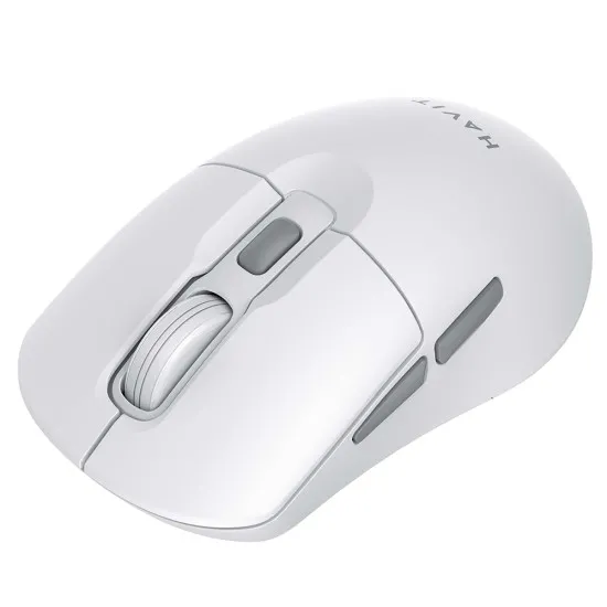 Mouse Fara Fir 2.4GHz, 800/1200/1600 DPI, ABS, PC- Havit (MS59WB) - White