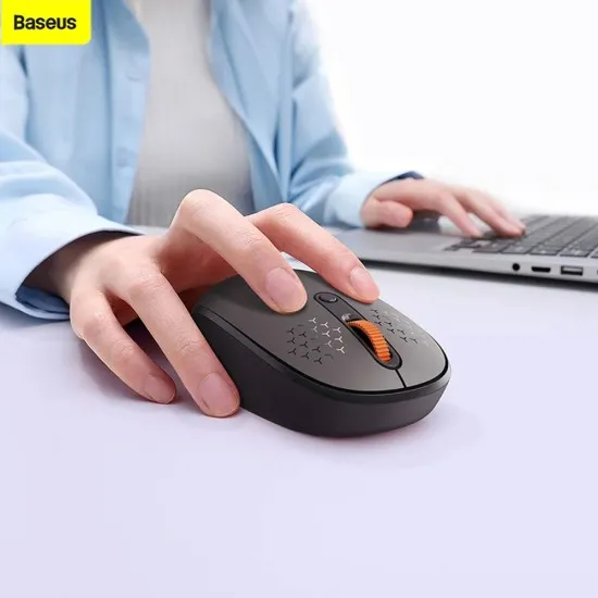 Mouse Fara Fir BT5.0, 2.4G, 1600 DPI - Baseus F01B (B01055503833-00) - Frosted Grey Mouse Fara Fir BT5.0, 2.4G, 1600 DPI - Baseus F01B (B01055503833-00) - Frosted Grey