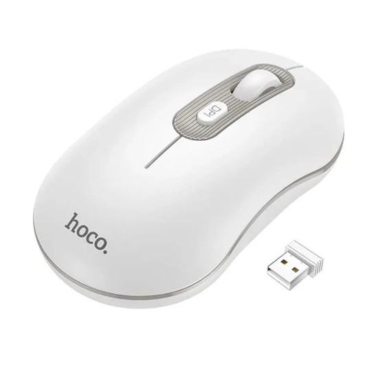 Mouse Wireless  1000-1600 DPI - Hoco (GM21) - White