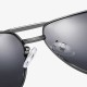 Ochelari cu Protectie UV Barbati - Techsuit (LM001) - Gun Color / Black Gray