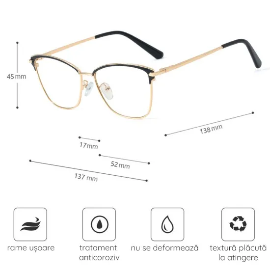 Ochelari de Calculator - Techsuit Reflex Metal (F95679-C1) - White Ochelari de Calculator - Techsuit Reflex Metal (F95679-C1) - White