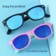 Ochelari de Soare pentru Copii cu Protectie UV - Techsuit (D802) - Red / White / Ice-Blue Ochelari de Soare pentru Copii cu Protectie UV - Techsuit (D802) - Red / White / Ice-Blue