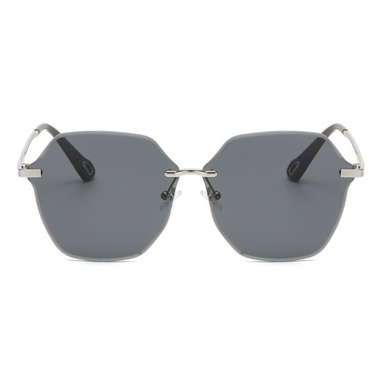 Ochelari de Soare pentru Femei - Techsuit (8195) - Silver / Gradient Gray