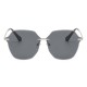 Ochelari de Soare pentru Femei - Techsuit (8195) - Silver / Gradient Gray