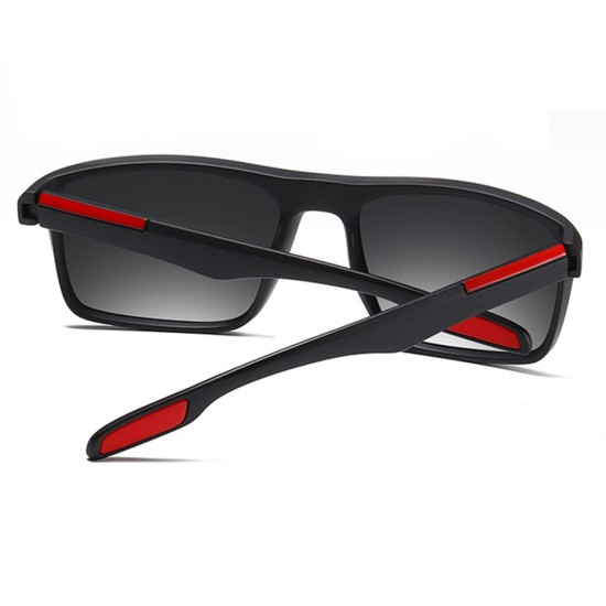 Ochelari de Soare - Techsuit Polarised TR90 (MM101) - Matte Black / Red