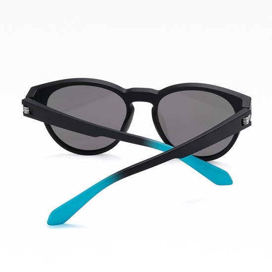 Ochelari de Soare - Techsuit (TR7545) - Matte Black / Blue Green