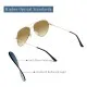 Ochelari de Soare Unisex - Techsuit (3025) - Gold / Brown Ochelari de Soare Unisex - Techsuit (3025) - Gold / Brown