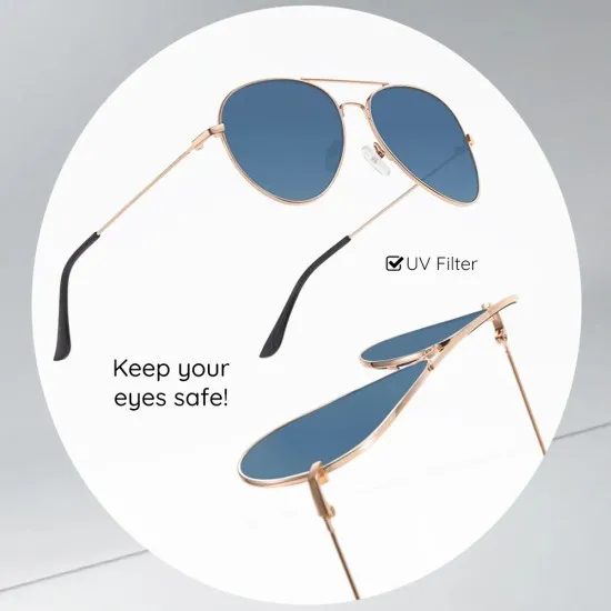Ochelari de Soare Unisex - Techsuit (3025) - Silver / Ice Blue Ochelari de Soare Unisex - Techsuit (3025) - Silver / Ice Blue