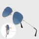 Ochelari de Soare Unisex - Techsuit (3025) - Silver / Ice Blue Ochelari de Soare Unisex - Techsuit (3025) - Silver / Ice Blue
