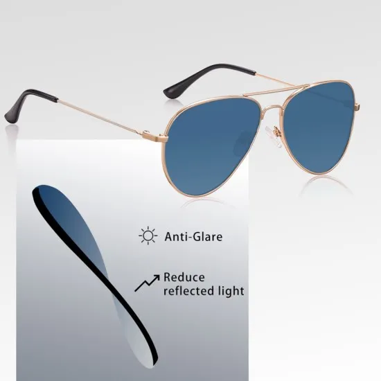 Ochelari de Soare Unisex - Techsuit (3025) - Silver / Ice Blue Ochelari de Soare Unisex - Techsuit (3025) - Silver / Ice Blue