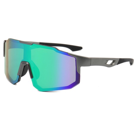 Ochelari pentru Ciclism - Techsuit (9337) - Gun / Green