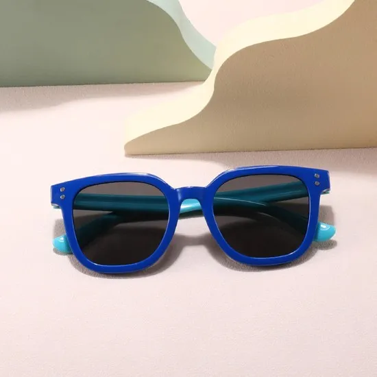 Ochelari pentru Copii Polarizati - Techsuit (8351-C28) - Dark Blue / Cyan
