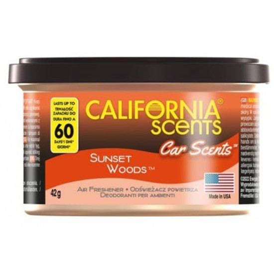 Odorizant Auto pentru Masina Gel - California Scents - Sunset Woods