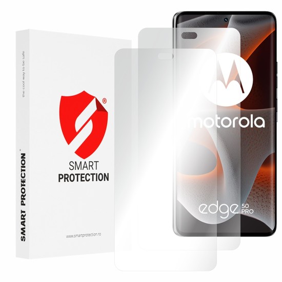 [Pachet 2x] Folie regenerabila premium Motorola Edge 50 Pro - Smart Protection Classic - Clear