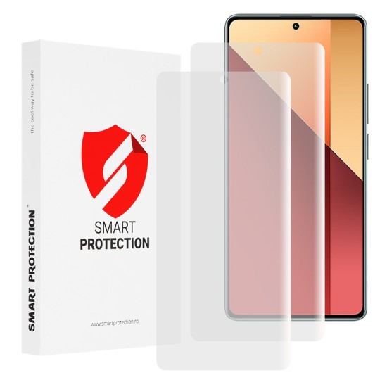 [Pachet 2x] Folie regenerabila premium Xiaomi Redmi Note 13 Pro 4G - Smart Protection Classic - Clear