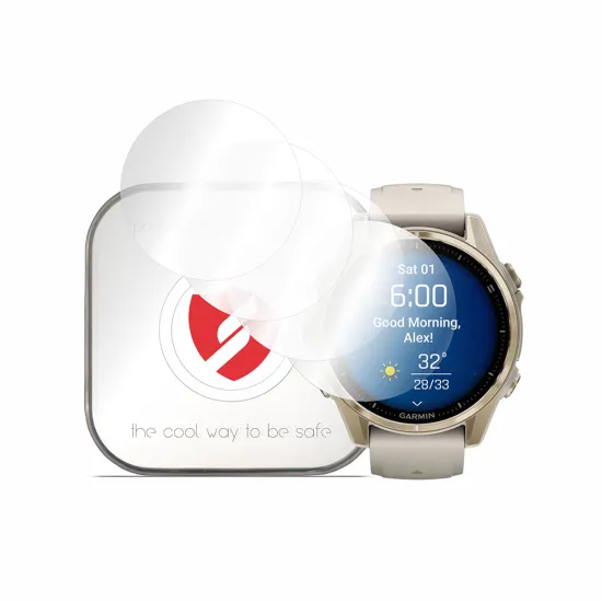 [Pachet 4x] Folie regenerabila premium Garmin Fenix 8 43mm - Smart Protection Classic - Clear