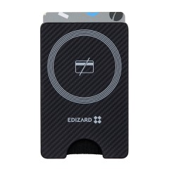 Portofel pentru Telefon cu 3 Compartimente - Edizard (EZ880101) - Black Portofel pentru Telefon cu 3 Compartimente - Edizard (EZ880101) - Black