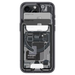 Portofel pentru Telefon cu 3 Compartimente - Spigen Ultra Hybrid Zero One - Black Portofel pentru Telefon cu 3 Compartimente - Spigen Ultra Hybrid Zero One - Black