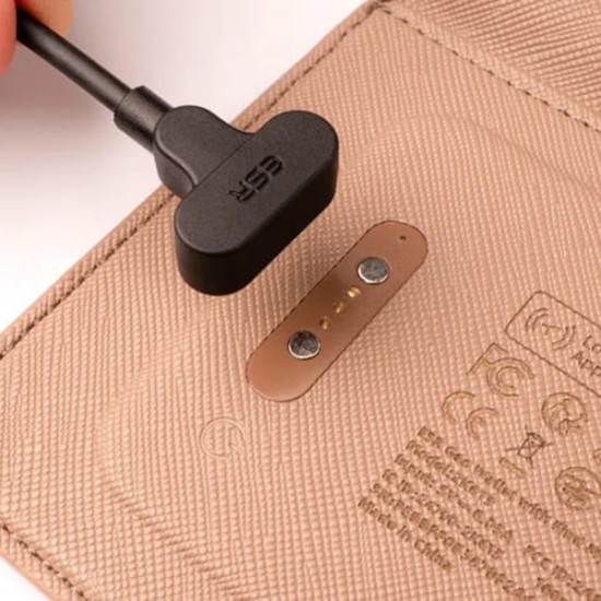 Portofel pentru Telefon cu Functia Find My Wallet, 110mAh -  ESR Geo Wallet (2K61503) - Aged Leather