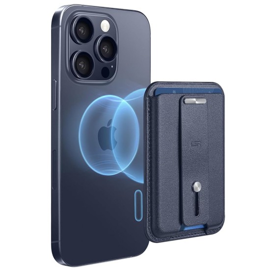 Portofel pentru Telefon cu Functie de Suport Birou -  ESR - Blue Titanium