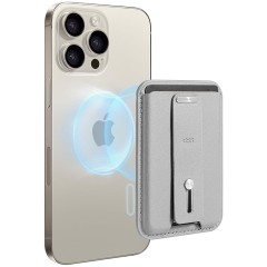 Portofel pentru Telefon cu Functie de Suport Birou -  ESR - Natural Titanium Portofel pentru Telefon cu Functie de Suport Birou -  ESR - Natural Titanium