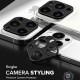 Protectie Camera pentru iPhone 15 Pro / 15 Pro Max - Ringke Camera Styling - Black