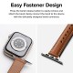 Rama pentru Apple Watch 1/2/3/4/5/6/7/8/9/SE/SE 2 (38/40/41mm) - Ringke Leather One Padded Slim - Brown