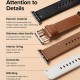 Rama pentru Apple Watch 1/2/3/4/5/6/7/8/9/SE/SE 2/Ultra/Ultra 2 (42/44/45/49mm) - Ringke Leather One Basic Bold - Brown