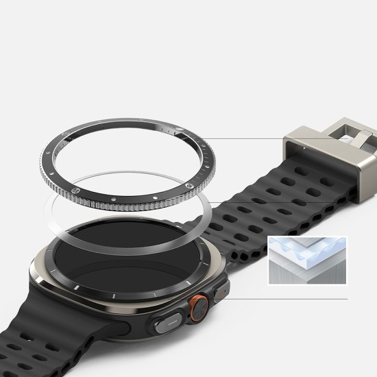 Rama pentru Samsung Galaxy Watch Ultra 47mm - Ringke Bezel Styling - Black (CB-GW7U-47-99) Rama pentru Samsung Galaxy Watch Ultra 47mm - Ringke Bezel Styling - Black (CB-GW7U-47-99)