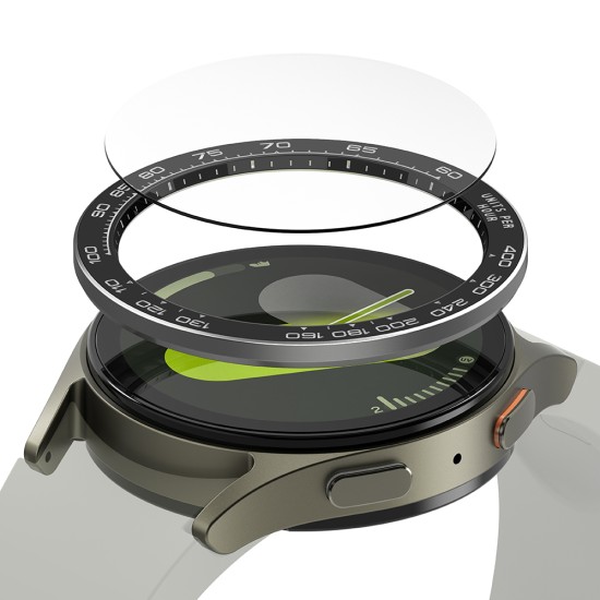 Rama Premium pentru Samsung Galaxy Watch7 40mm - Ringke Bezel Styling - Black Pattern1 (CB-GW7-40-98)